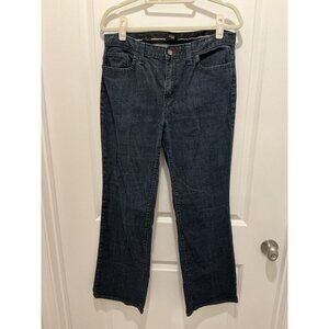 Talbots Jeans Size 12 Ladies Boot Cut Dark Wash 5 Pocket